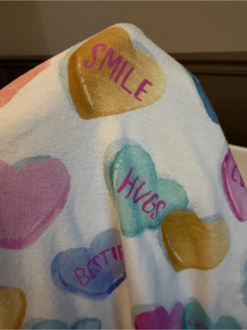 Little Sleepies Pastel Heart PJ Set in Mint Trim